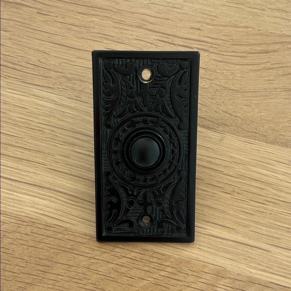 Restoration Hardware Black Decorative Doorball